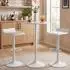 CLP Lumo Bartisch-Set mit 2 Barhockern, höhenverstellbar, drehbar