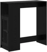 vidaXL Bartisch 101 x 40 x 103,5 cm Holzwerkstoff Schwarz Eichen-Optik