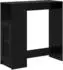 vidaXL Bartisch Holzwerkstoff schwarz Eichen-Optik 101x40x103,5cm