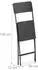 Relaxdays Klappbarer Barhocker Rattan, 2er Set