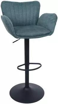MCW Barhocker M67 mit Armlehne, drehbar, Stoff, gr&uuml;n (101352)