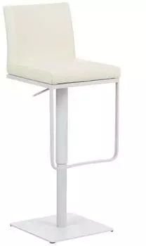 CLP Panama Barhocker Kunstleder, creme/wei&szlig;, drehbar