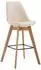 CLP Barhocker Metz Kunstleder, creme/natur