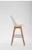 CLP Barhocker Metz Kunstleder, creme/natur