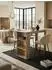 KADIMA DESIGN Gander Küchentresen 3 Fächer, 120x60x107cm, beige (4251745760834)