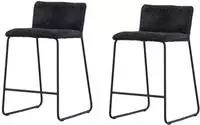 Venture Home Barhocker "Bisbee, 2er-Set Barhocker mit Fu&szlig;st&uuml;tze, belastbar...