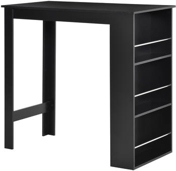 HomCom Bartisch schwarz (835-390BK)