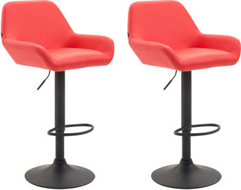 CLP Braga Kunstleder 2er-Set schwarz/rot (312973)