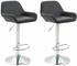 silber/schwarz (316079): CLP Braga Kunstleder 2er-Set