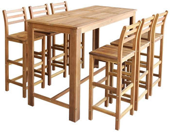 vidaXL Bartisch und Stuhl-Set 7-tlg. (246671)