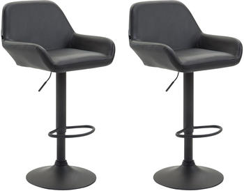 CLP Braga Kunstleder 2er-Set schwarz/schwarz (312974)