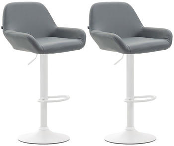 CLP Braga Kunstleder 2er-Set wei&szlig;/grau (316086)