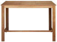 vidaXL Bartisch Massivholz Akazie 150x70x105 cm