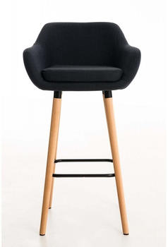 CLP 2er Set Barhocker Grant Stoff schwarz