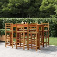 vidaXL Barhocker 6 Stk. Massivholz Akazie