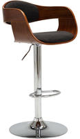vidaXL Barhocker Grau Bugholz und Stoff