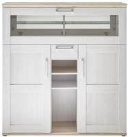 HBZ Barschrank "Romance" 1 Stk. tlg. im Landhausstil, Highboard mit Bar
