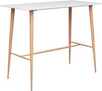 vidaXL Bartisch Wei&szlig; 120x60x105 cm