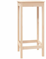 vidaXL Bartisch 50x50x110 cm Massivholz Kiefer