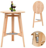 Klappbarer Bartisch 78 Cm Tannenholz - Vidaxl