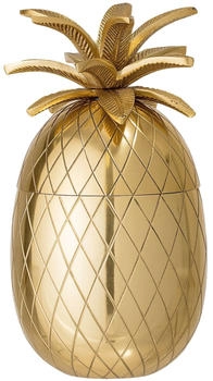 Bloomingville Eisbeh&auml;lter Ananas goldfarben 24cm 48601808