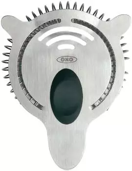 OXO STEEL Cocktail Strainer, Edelstahl, Silber, 10cm (1058016V2UK)