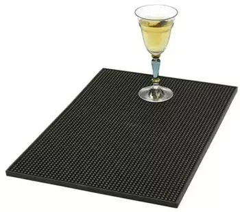ich-zapfe Barmatte Gummi, schwarz, 30x45cm (443333)