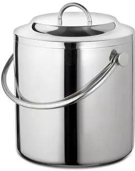 WEISS Eisw&uuml;rfeleimer Edelstahl doppelwandig 3L (16827)