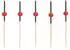 Papstar Fingerfood-Spieße Red Pearl 7cm, 1500 Stück (81006)