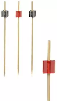 Papstar Fingerfood-Picker "Cube" 9cm, Bambus, 800 Stück (82186)
