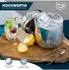 bremermann Eiskübel mit Deckel und Zange, rund, Edelstahl, 1,5l