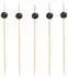 Papstar Black Pearl Fingerfood-Spieße, Bambus, 12,5cm (11300)