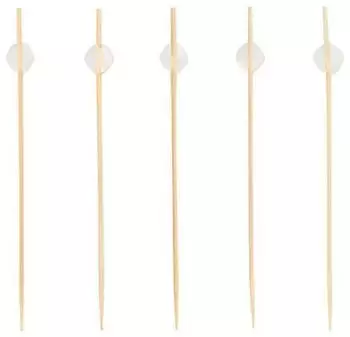 Papstar Fingerfood-Picker "Diamond" 9cm, Bambus, transparent, 800 Stk (82187)