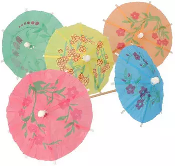 Papstar Deko-Picker "Eisschirmchen Asia" 10cm, 120 Stück