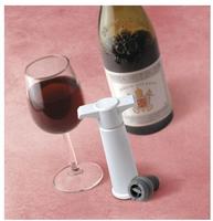 Vacu Vin Vacu Vin, Vacu Vin Vacuum Wine Saver Wein Pumpe Verschluss - Wei&szlig;