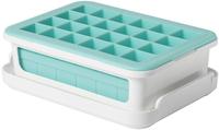 OXO Good Grips Eisw&uuml;rfelform auslaufsicher, Deckel, f&uuml;r kleine Eisw&uuml;rfel