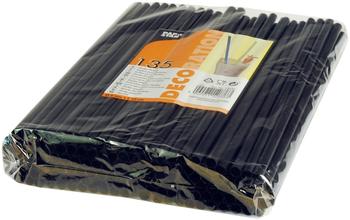 Papstar Shake-Trinkhalme, schwarz