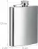 Relaxdays Flachmann aus Edelstahl 200 ml