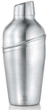 Leopold Vienna glänzender Edelstahl Cocktailshaker mit Barsieb 500 ml