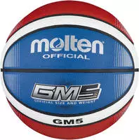 Molten Basketball BGMX5-C, indoor & outdoor, Gr&ouml;&szlig;e 5, blau/rot/wei&szlig;, 500 Gramm,