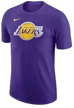 Nike Los Angeles Lakers Essential NBA-T-Shirt für Herren - Lila FJ0243-504