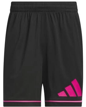 Adidas Basketball Badge of Sport Shorts Black / Shock Pink CM (JX8908)