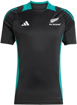 Adidas All Blacks Performance T-Shirt All Black / Pure Teal (JM9636)
