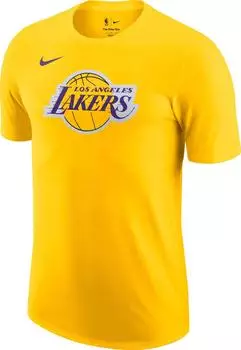 Nike Los Angeles Lakers Essential NBA-T-Shirt für Herren - Gelb FJ0243-728