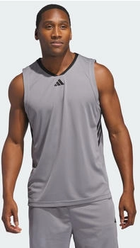 Adidas Basketball Legends Tanktop Grey Three / Black (JN4744)