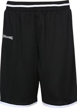 Spalding Move Shorts Kinder schwarz/weiß