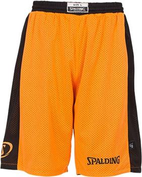 Spalding Essential Reversible Shorts orange/black