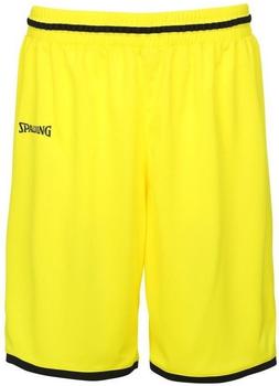 Spalding Move Shorts Kinder limonengelb/schwarz