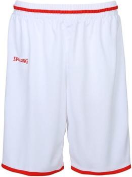 Spalding Move Shorts Kinder weiß/rot