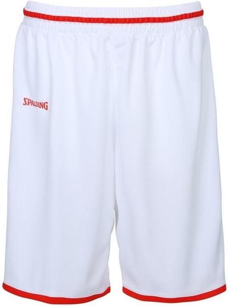 Spalding Move Shorts weiß/rot